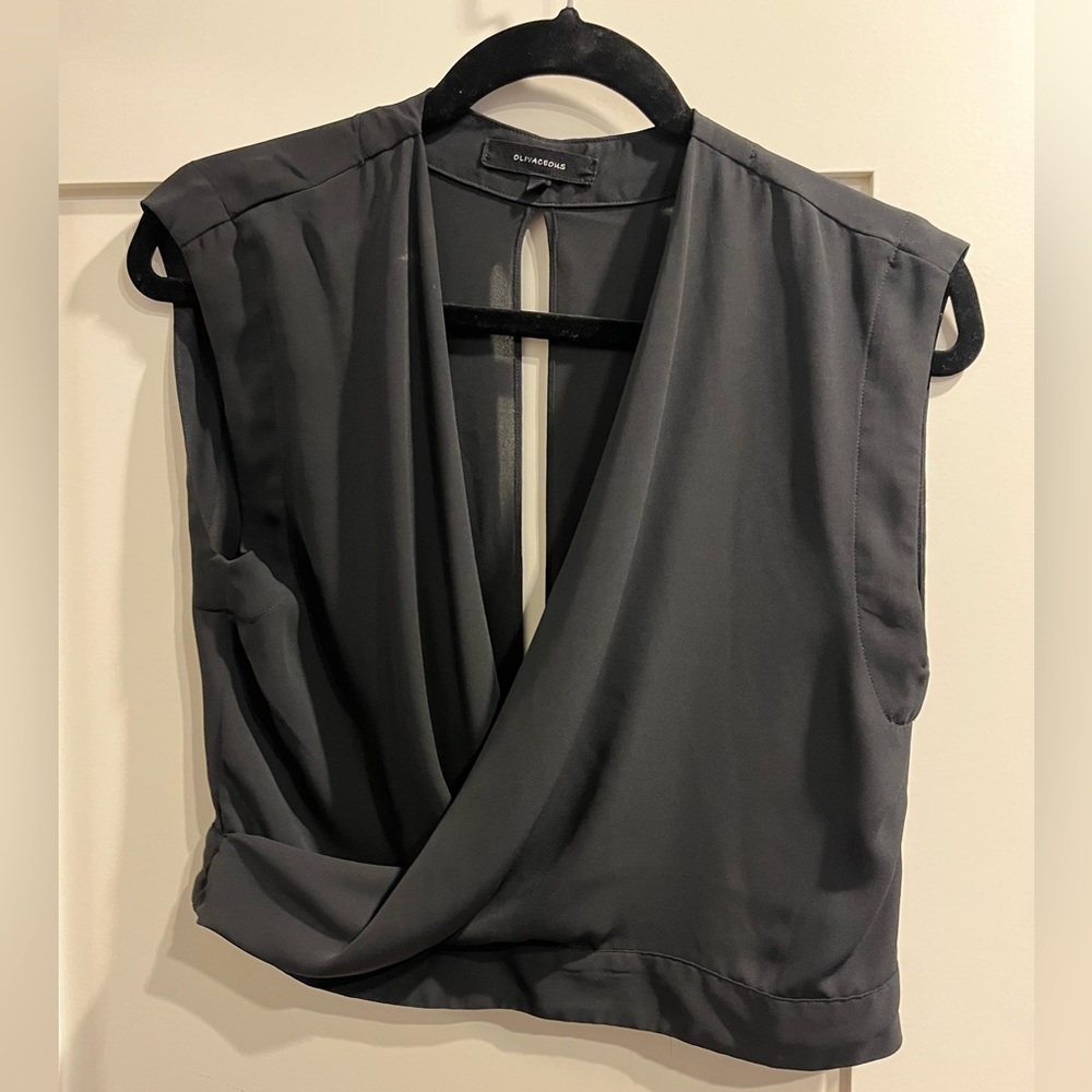 Black sheer shirt